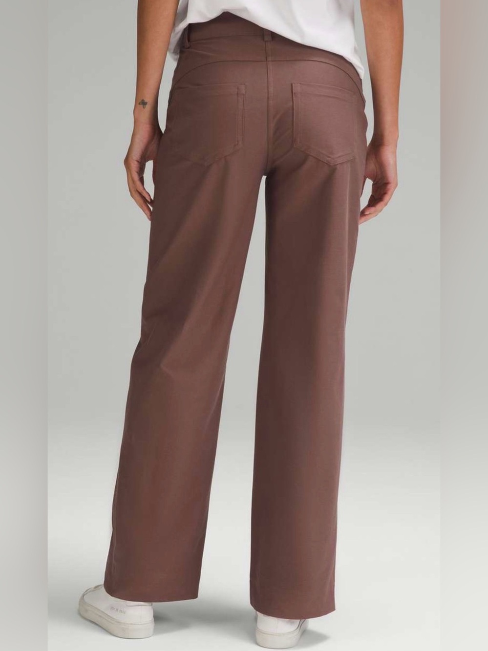 lululemon athletica Wide Leg Pants in Brown